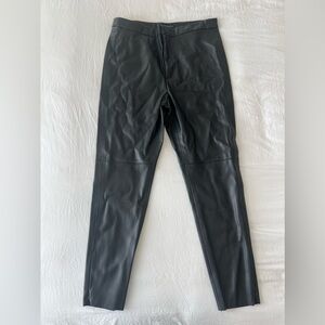 Zara faux leather high waisted skinny pants
